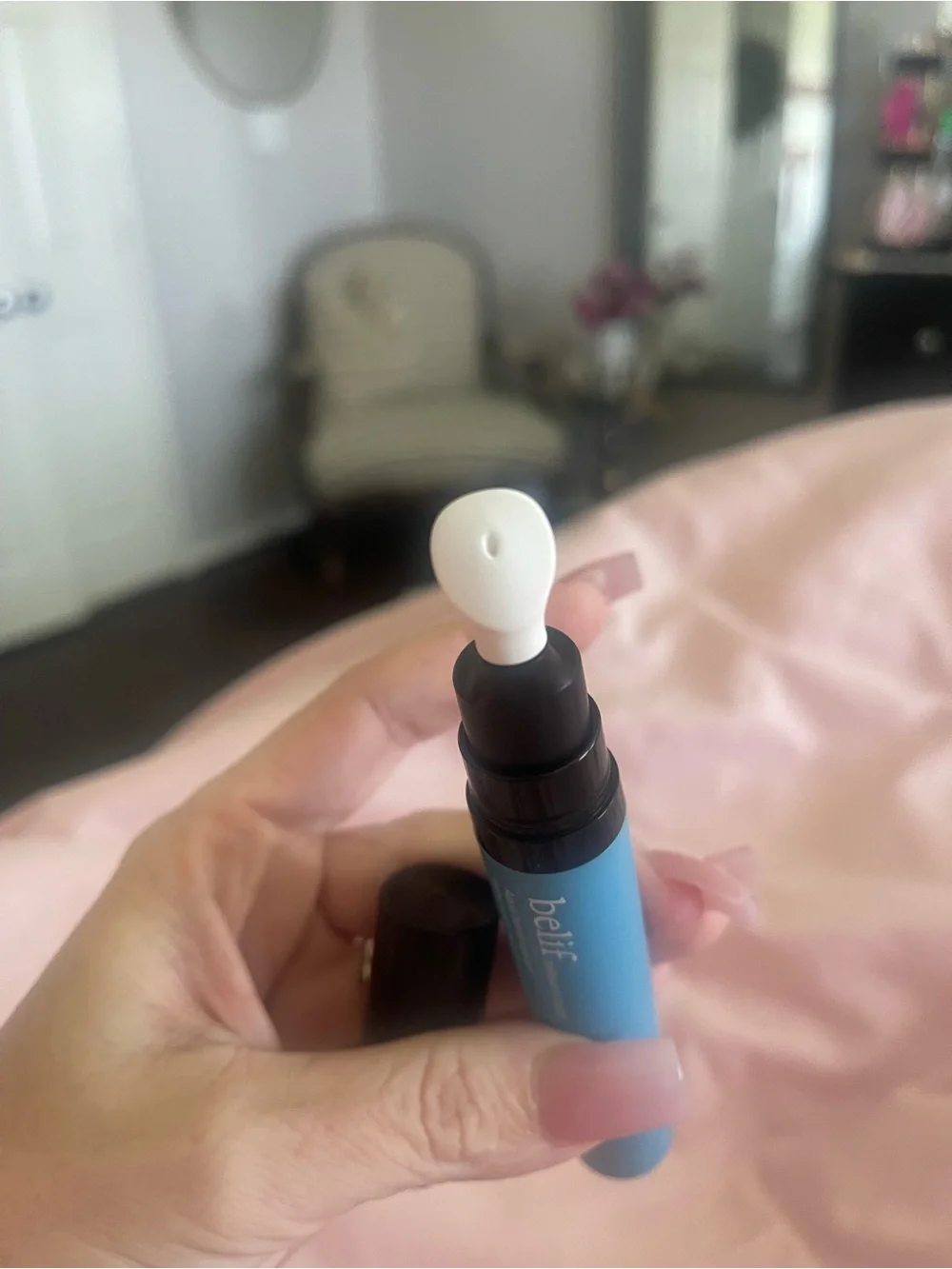 belif Aqua Bomb Eye Gel Concealer — Hydrating Blue Eye Corrector